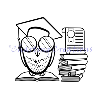 Owl Graduation Silhouette